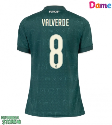 Real Madrid Federico Valverde #8 Replika Udebanetrøje Dame 2026-27 Kortærmet